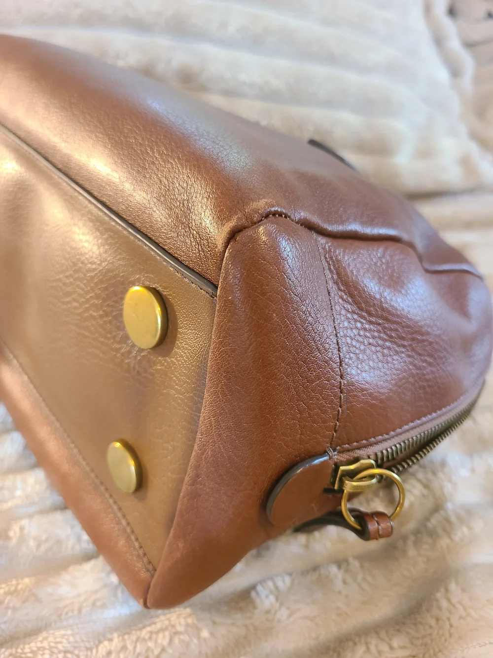 Authentic Fossil Sydney Satchel Bag Genuine Leather
